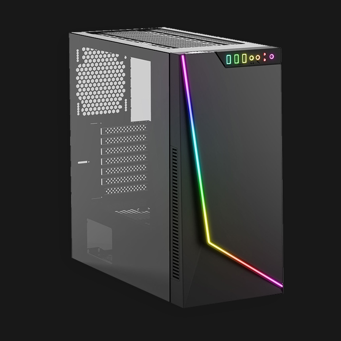 Gamdias Argus M1 Tempered Glass RGB Mid-Tower Chassis