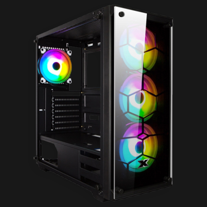 Xigmatek Venom X Tempered Glass ARGB Mid Tower Chassis