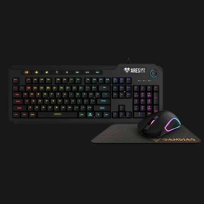 Gamdias Ares P2 RGB 3-In-1 Gaming Combo