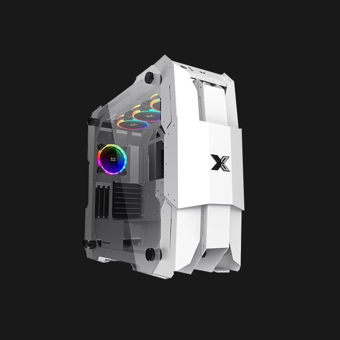 Xigmatek X7 White Super Tower E-ATX Tempered Glass Chassis