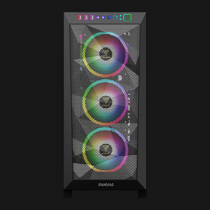 Gamdias Athena M1 Elite Tempered Glass RGB Mid-Tower Chassis - Image 3