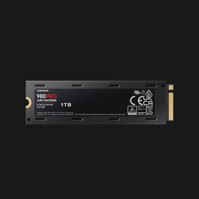 Samsung 980 Pro Heatsink 2TB Gen4 M.2 NVMe SSD
