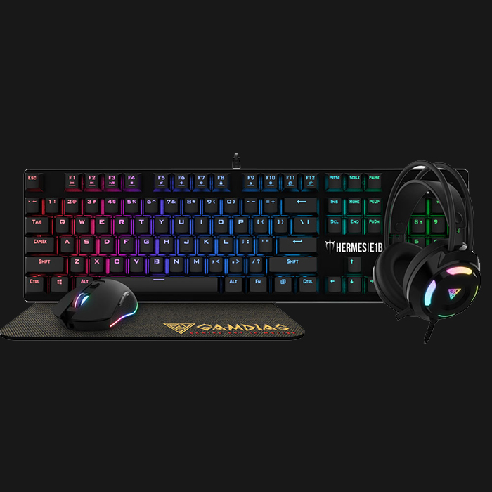 Gamdias Hermes E1B RGB 4-In-1 Gaming Combo
