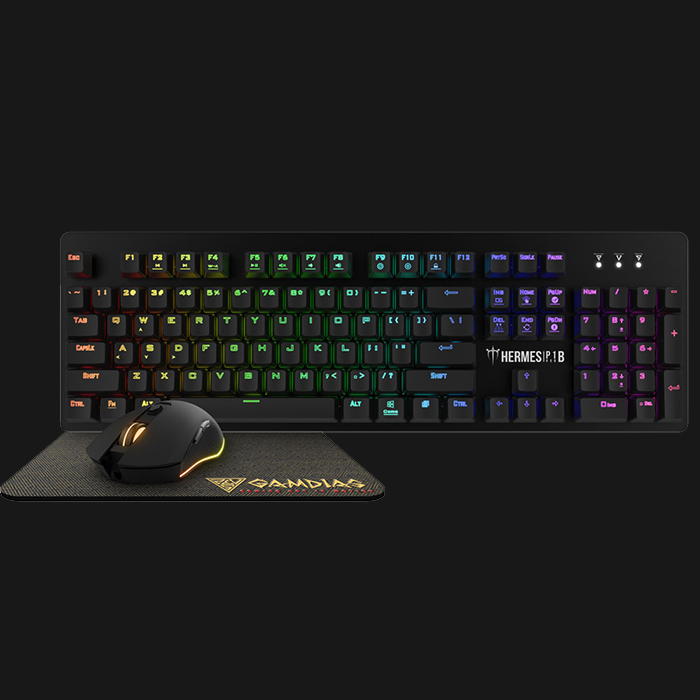 Gamdias Hermes P1B RGB 3-In-1 Gaming Combo