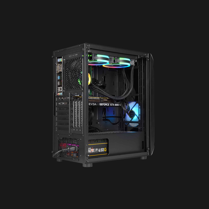 Gamdias Athena E1 Elite Tempered Glass RGB Mid-Tower Chassis - Image 2