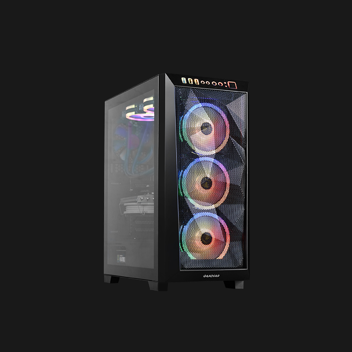 Gamdias Athena M1 Elite Tempered Glass RGB Mid-Tower Chassis