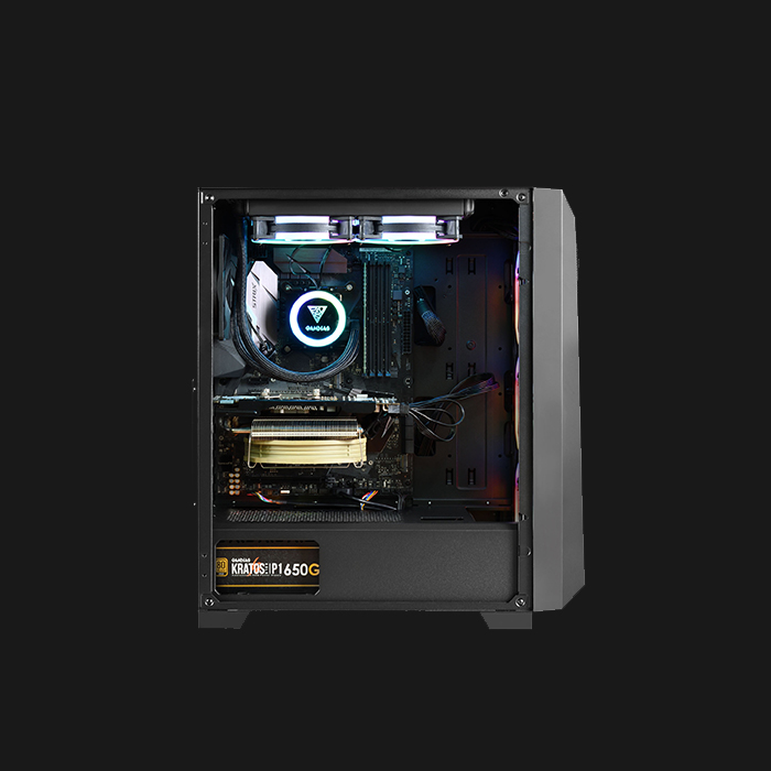 Gamdias Athena M1 Elite Tempered Glass RGB Mid-Tower Chassis - Image 7
