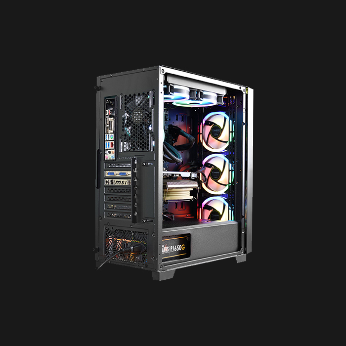 Gamdias Athena M1 Elite Tempered Glass RGB Mid-Tower Chassis - Image 8
