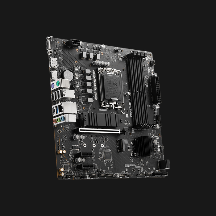 MSI Pro B760M-P DDR4 Intel 12/13th Gen microATX Motherboard - Image 3