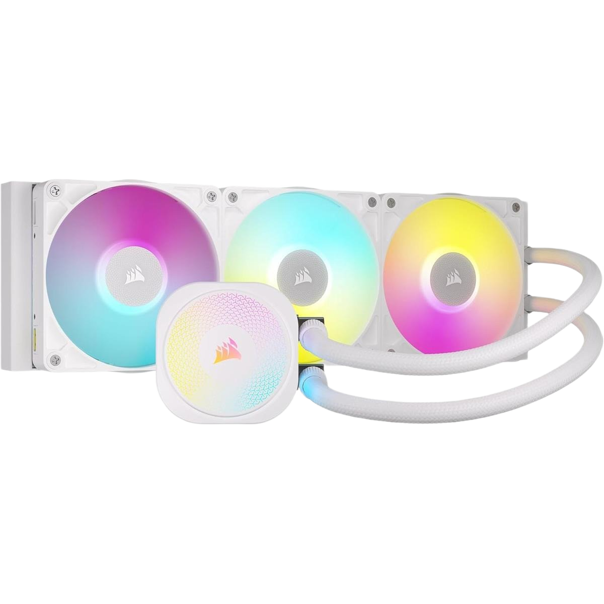 Corsair iCUE Link Titan 360 RX RGB Liquid CPU Cooler, 360mm AIO, 3x RX120 RGB Fans Included, Fits Intel LGA 1851/1700