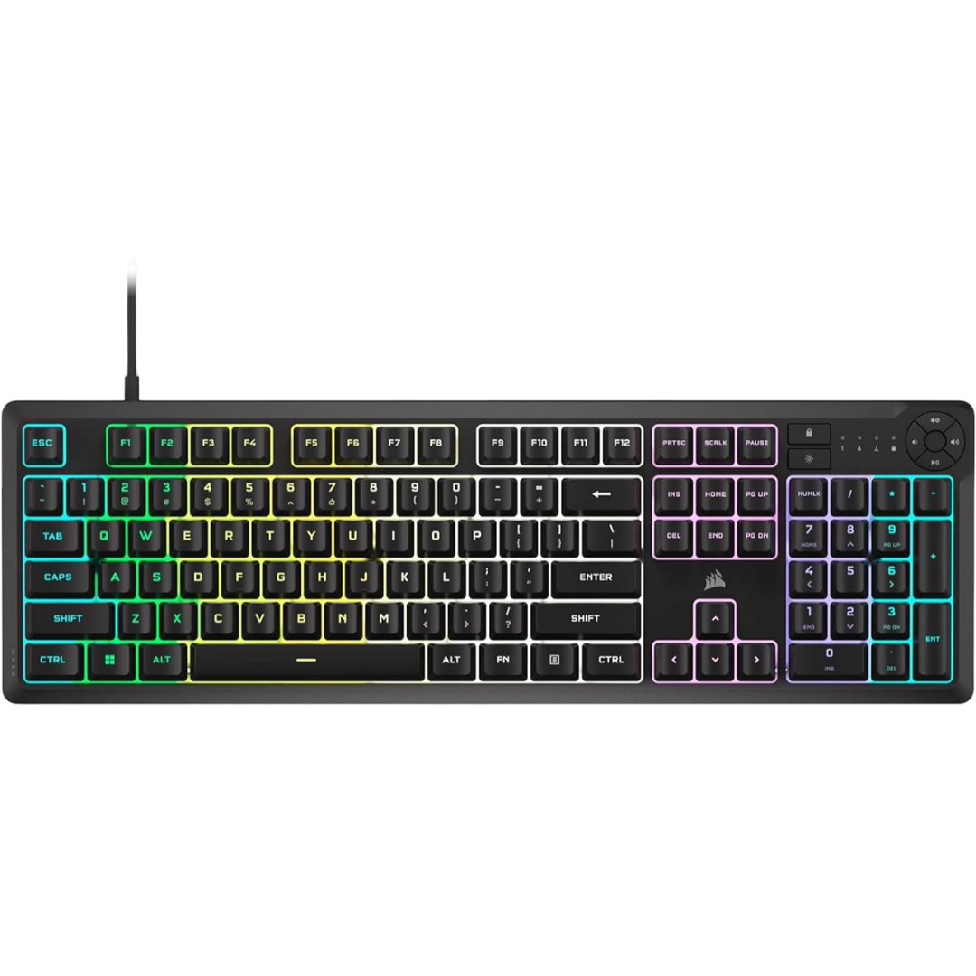 Corsair K55 Core RGB Gaming Keyboard - Black