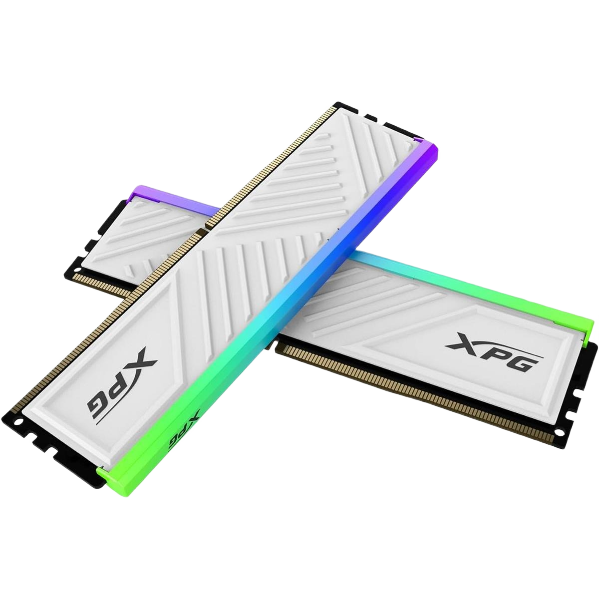 XPG Spectrix D35G RGB 32GB (2x16GB) 3600MHz C18 DDR4 DRAM Desktop Memory - White