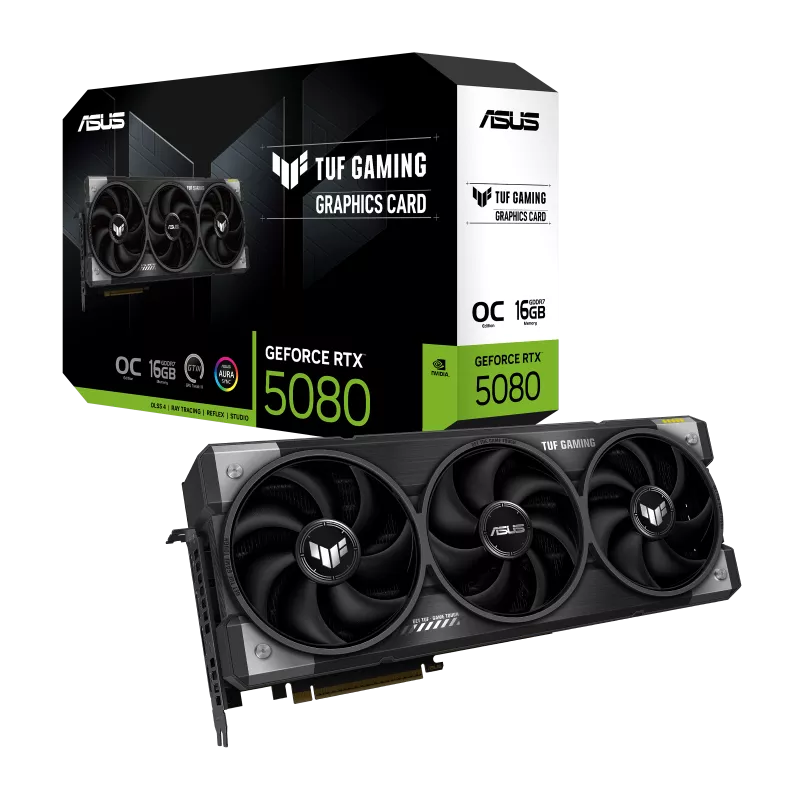 Asus Tuf Gaming GeForce RTX 5080 16GB GDDR7 OC Edition Gaming Graphics Card