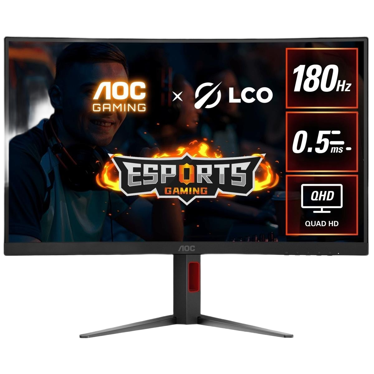 AOC CQ27G4 27" Curved Gaming Monitor - Image 4