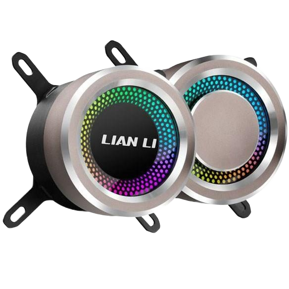 Lian Li Galahad 240 AIO UNI Fan SL120 Edition ARGB 240mm Liquid CPU Cooler - White - Image 3