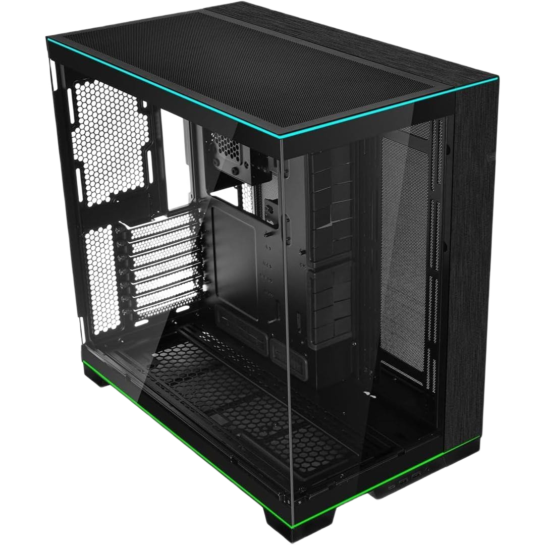 Lian Li O11D EVO RGB E-ATX Gaming Dual Chamber Case - ARGB Lighting Strips, Up to 420mm Radiator