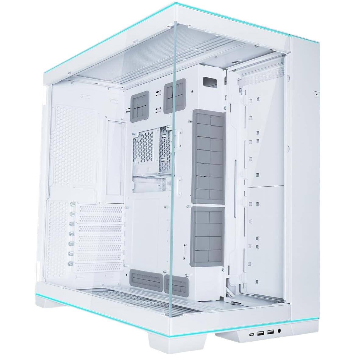 Lian Li O11D EVO RGB Mid-Tower E-ATX Gaming Case - White