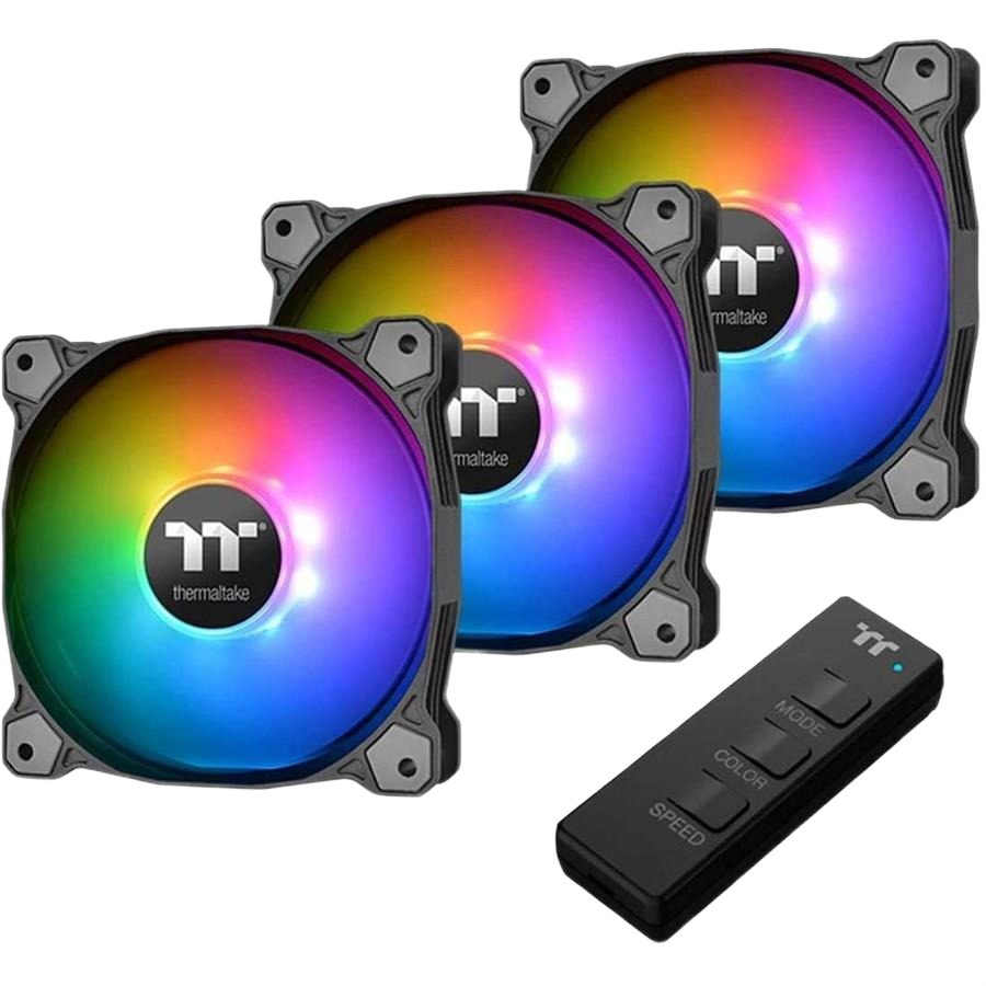 Thermaltake Pure 12 ARGB 120mm Radiator Case Fan - 3-Fan Pack